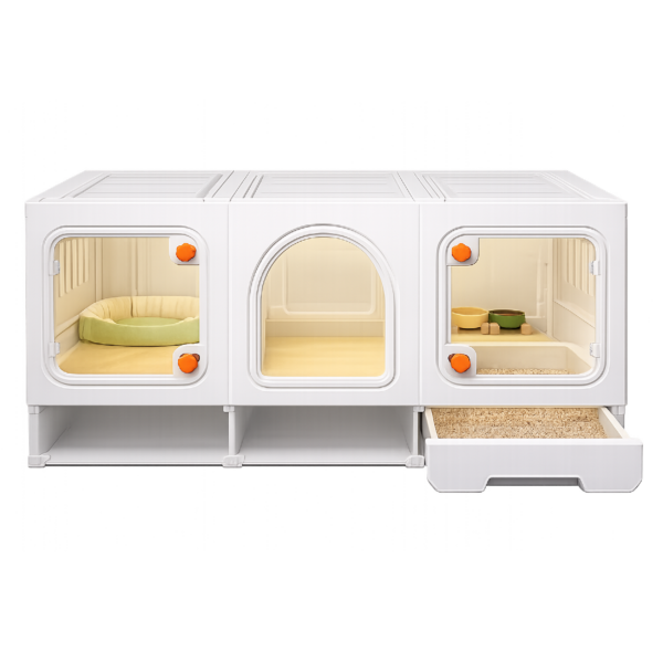 Casa con Baño para Gato